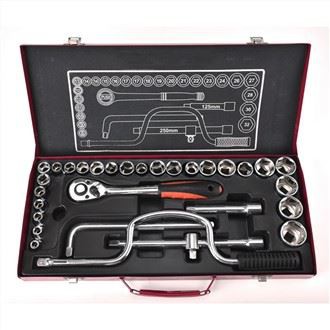 32pcs 1/2'' Dr. Socket Wrench Set-Model D